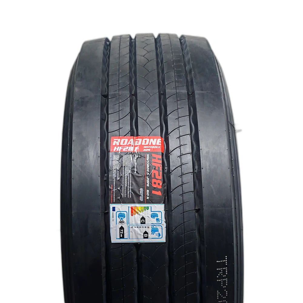 Llanta Roadone 385/55R22.5 vista frontal