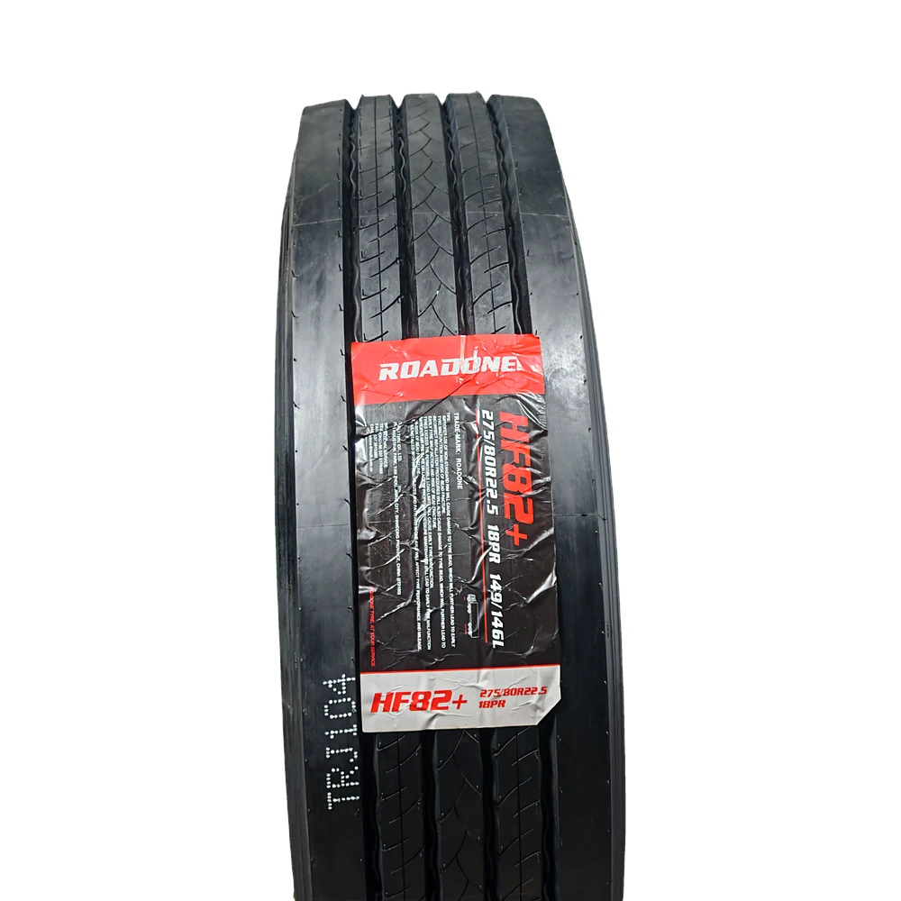 Llanta Roadone 275/80R22.5 vista frontal