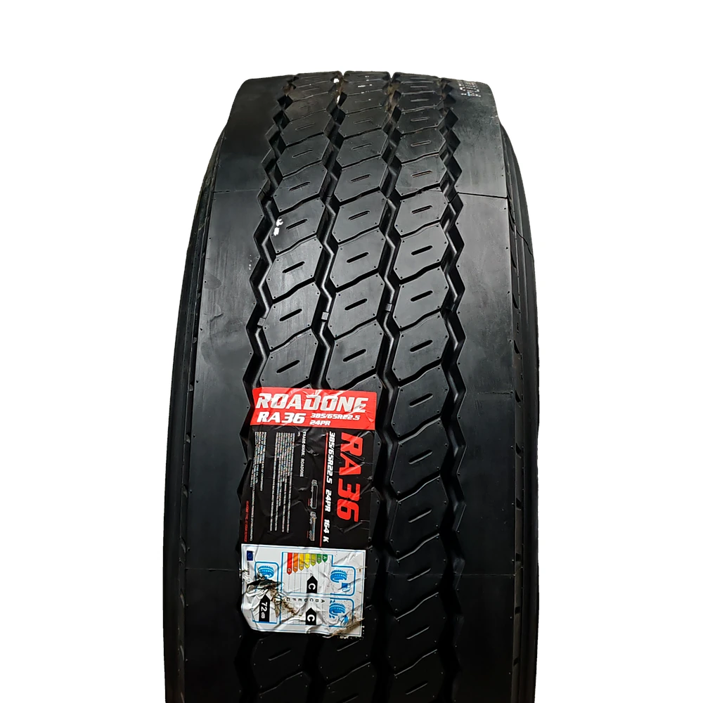 Llanta Roadone 385/65R22.5 vista frontal